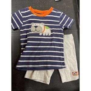 Carter’s Orange & Blue Puppy shirt set